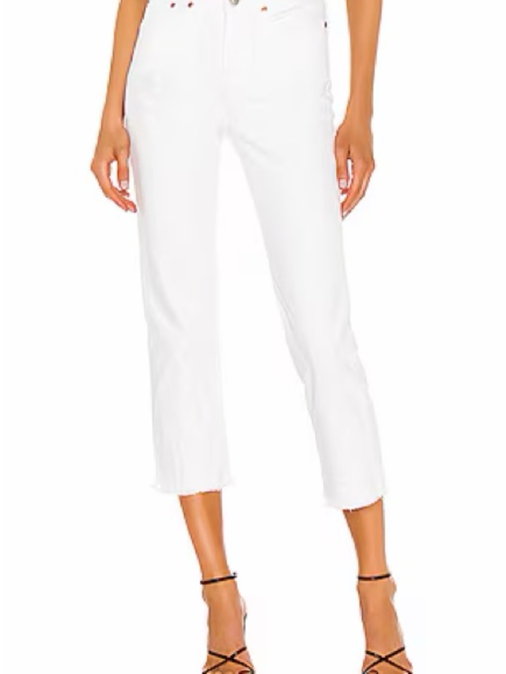 Levi White Wedgie Straight-Leg Jeans size 25